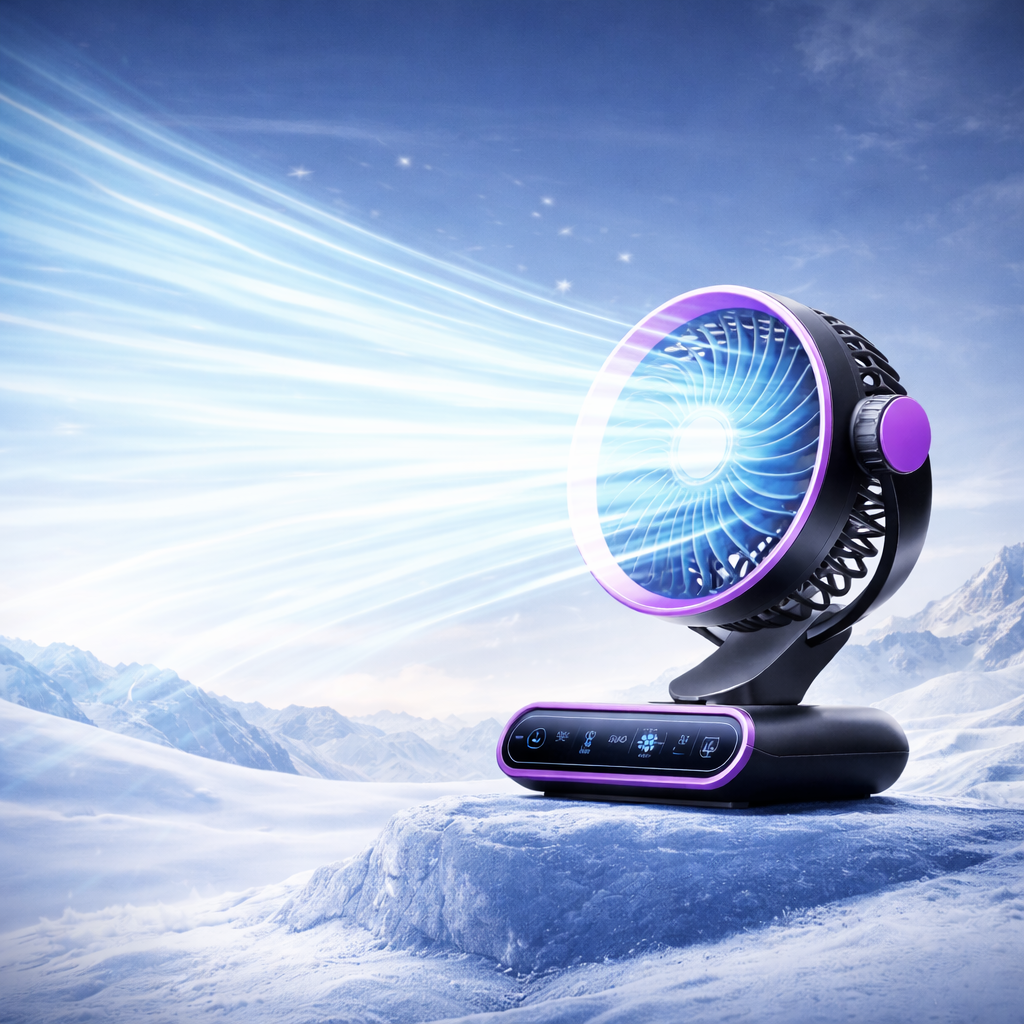 Ventilator Desktop Multifuncțional 4 Moduri