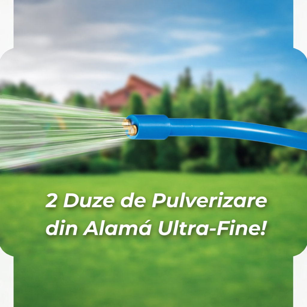 Kit Profesional Furtun Pulverizare cu Duze Ultra-Fine