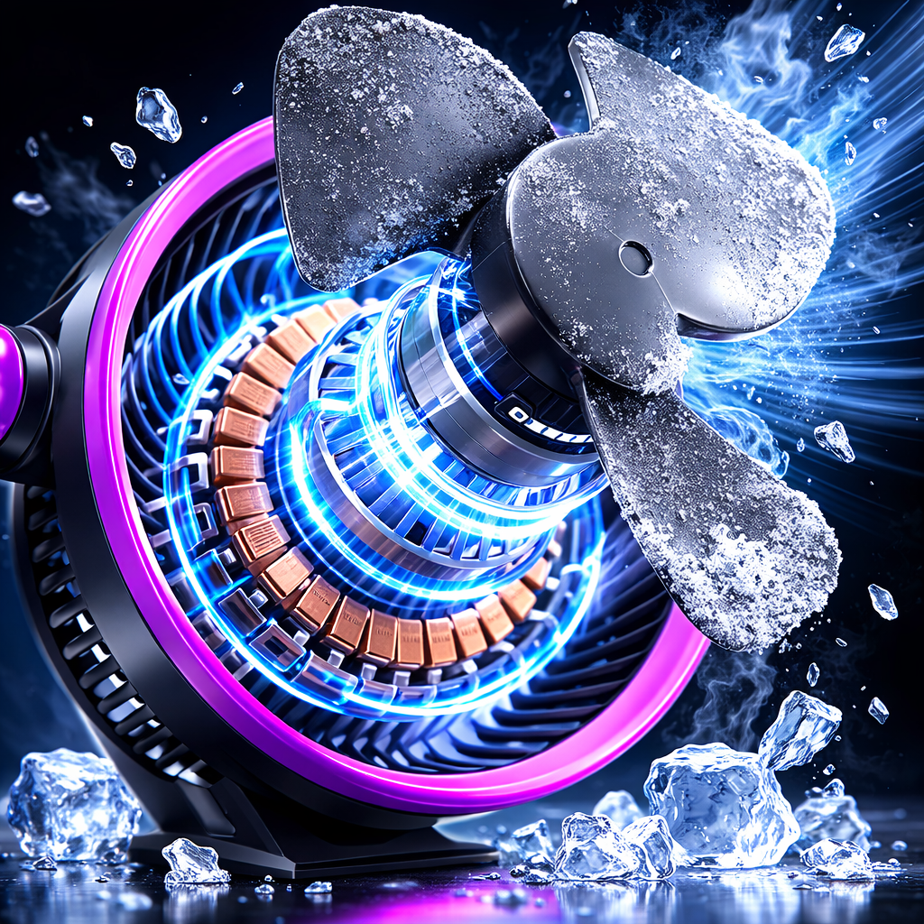 Ventilator Desktop Multifuncțional 4 Moduri