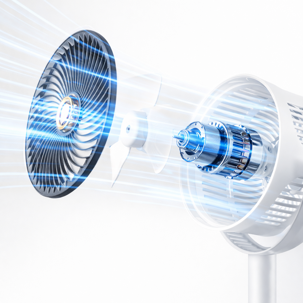 Ventilator Podea Reglabil 5-în-1