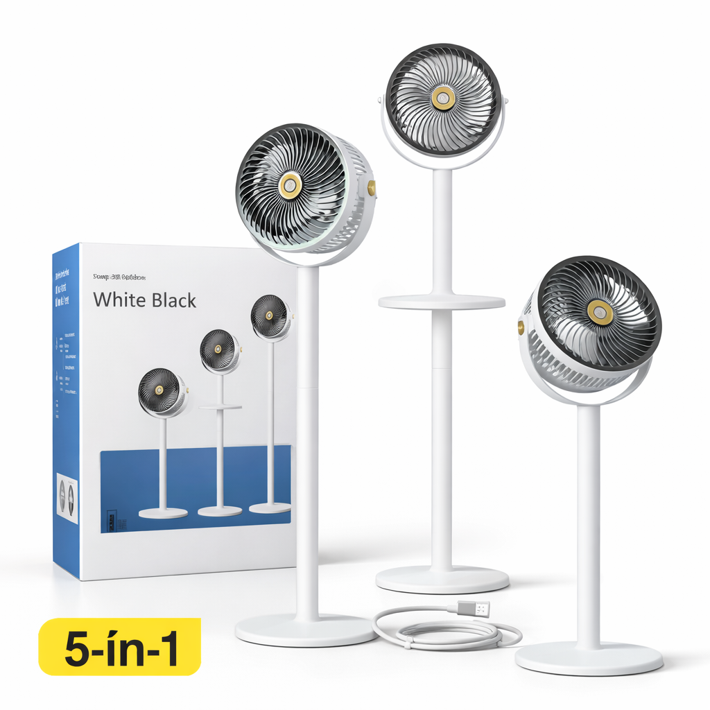 Ventilator Podea Reglabil 5-în-1