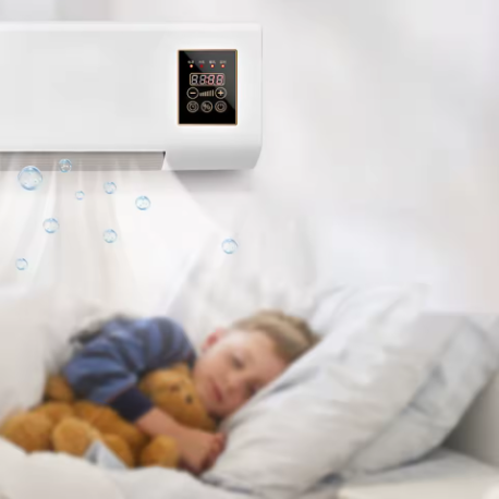 Aerotermă Electrică de Perete cu Funcție Duală