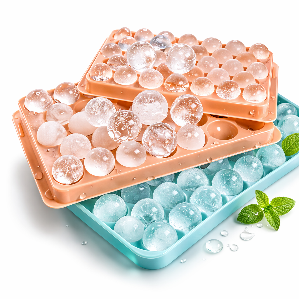 Tăvi pentru Gheață Sferică din Silicon