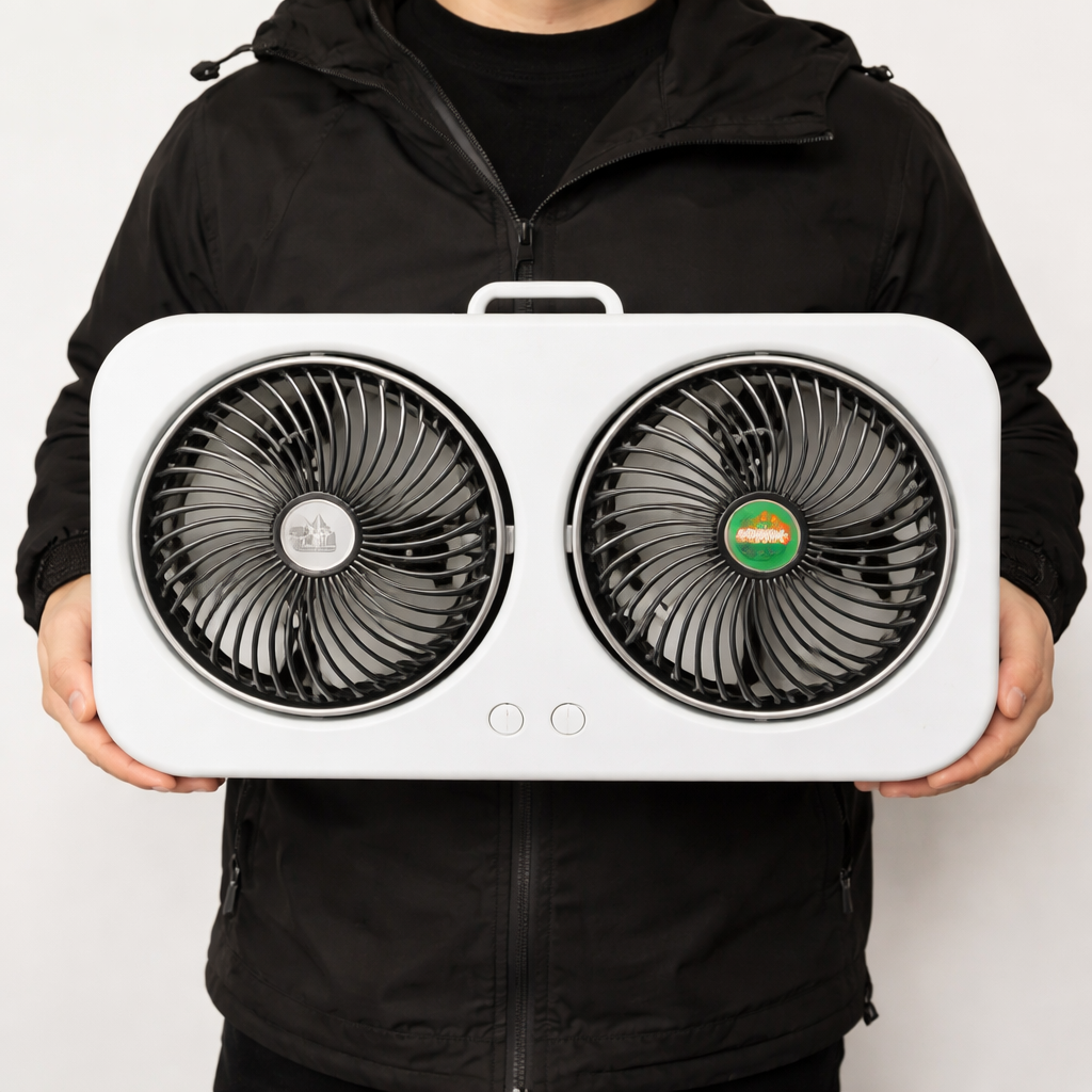 Ventilator Dublu Profesional Portabil